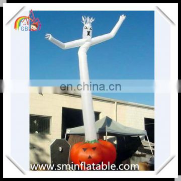 Halloween inflatable pumpkin air dancer for advertisement , inflatable ghost sky dancer for outdoor/ event