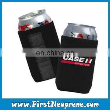 Black Magnets Convenient While Drinking Collapsible Insulated Can Holder