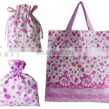 HOT SALE New Design Fashionable Eco-friendly recyclable wedding sweet use non woven drawstring bags