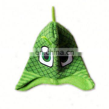 Navy Stitching Knitted Custom Acrylic Beanie With Logo Embroidery photo-6