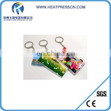 Plastic key ring print customer logo