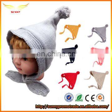 kids knitted wool or acrylic beanie hat pattern