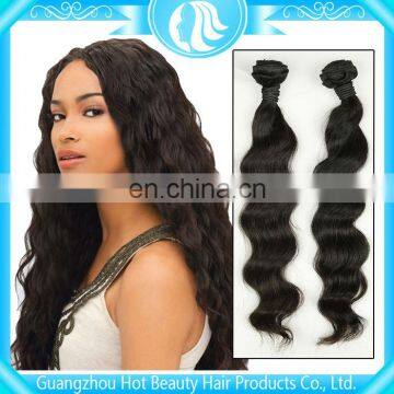 Large Stocks Malaysian 14 16 28 30 inch Human Hair Weave Extension