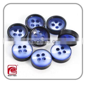 18L 20L Classic Pearl Resin/Ployester Shirt Button Has White, Yellow And Blue Color photo-4