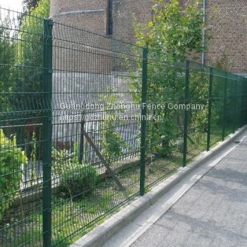 China vinyl coated Steel Welded Wire Mesh Residential Fencing