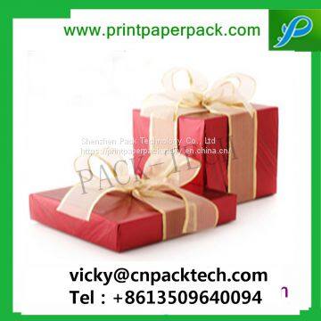 Bespoke Ribbon Shinny Garment Gift Packing Boxes Wedding Cake Box Gift Candy Packaging Box