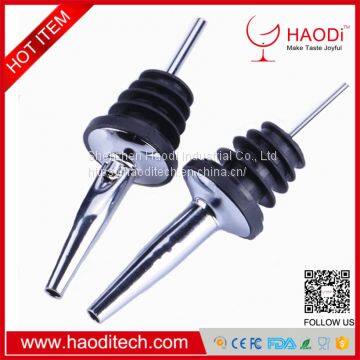 HD-DJ0008 Liquor Pour Stainless Steel Classic Bottle Speed Pourers With Tapered Spout Aerator photo-4