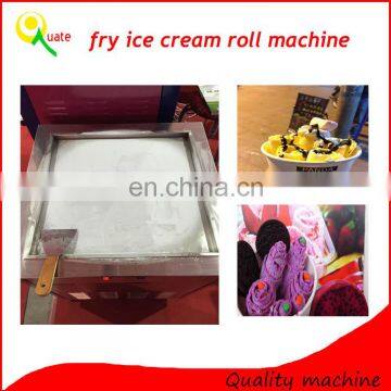 Popular thai fried ice cream machine,cold pan ice pan fry fried ice cream machine,instant ice cream rolls machine on sale