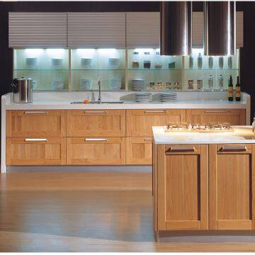 best quality and professional wood kitchen cabinet for USA market made in China