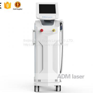 High Speed 1-10Hz Frequency 808nm Diode Laser Hair Removal Machine For Leg Rehabilitation Laser Beauty Machine With Three Wavelenght 808 755 1064nm