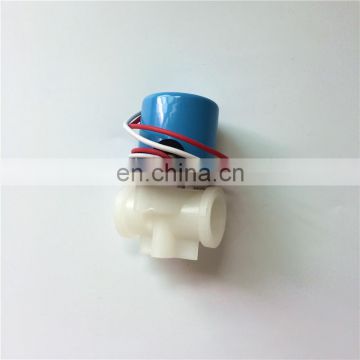 Plastic water dispenser purifier solenoid valves mini pvc 1/4" BSP 12v 24v 110v 220v