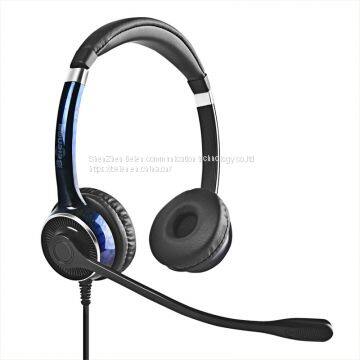 China Beien FC22 RJ Business Telephone Headset for Call Center Customer Service Multimedia Teaching Headset
