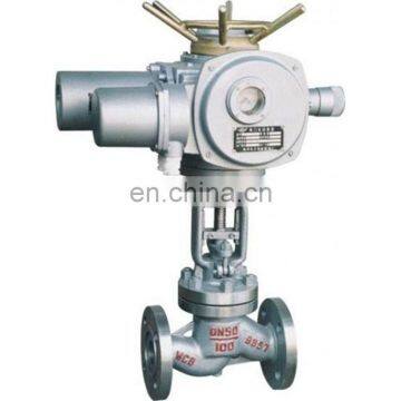 WCB Butt Welded Stainless Steel Electric Globe Valve