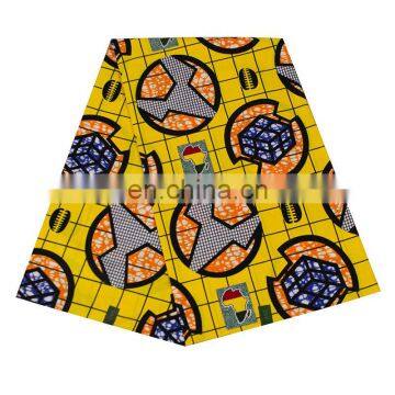 Bedding Fabric 100% Cotton African Wax Print Fabric for Home Textile photo-2