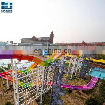 Attractive Water Amusement Park Adult Slides Fiberglass Water Slide