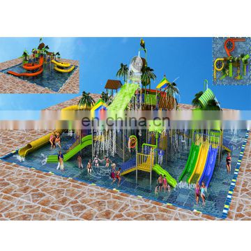 Equipment spray water park, aqua play equipment