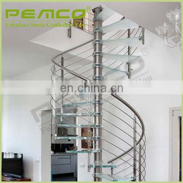 New Design Interior 304 Stainless steel pipe stair handrail