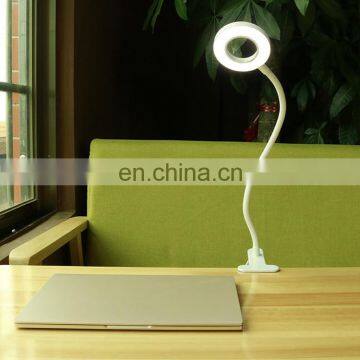 DDP Terms High Quality USB Power Led Desk Lamp Foldable Clip on Bedside Reading Night Light Dimmable LED Table Lamp photo-4