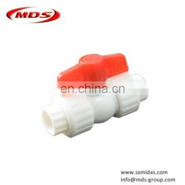 50mm Pvc Ppr Pipe Fitting Double Union Ball Valve White photo-5