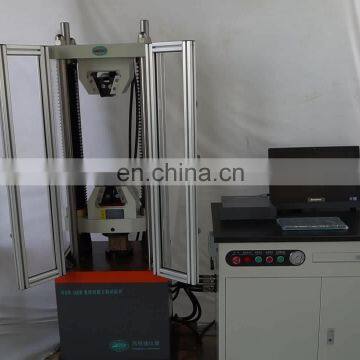 Wire rebar tensile testing strength machine with controller