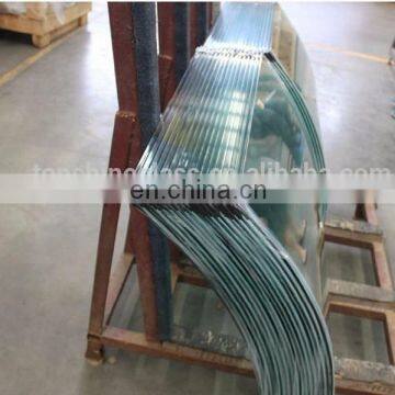 China Professional Building Glass Factory Supply Clear Curved Tempered Glass photo-2