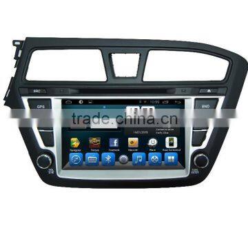 Quad core dvd player for car,wifi,BT,mirror link,DVR,SWC for Hyundai I20