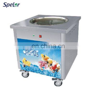 Wholesale Customized Fruit Fry Roll Ice Cream Machine Manufacture For Sale