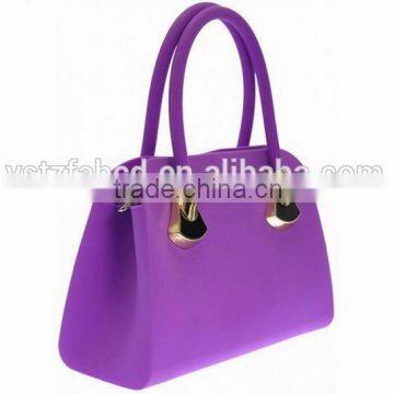 elegant fashionable silicone bags handbag for ladies