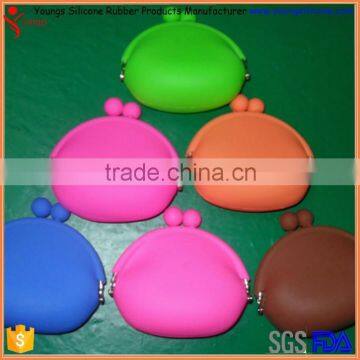 Attractive Silicone Smart Wallet Fancy Coin Purse Jelly Coin Purse for Girls photo-2