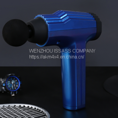 Handheld Electric Deep Tissue Body Muscle Massager Fascia Gun Massager Mini Percussion Massage Gun With LCD Display photo-2