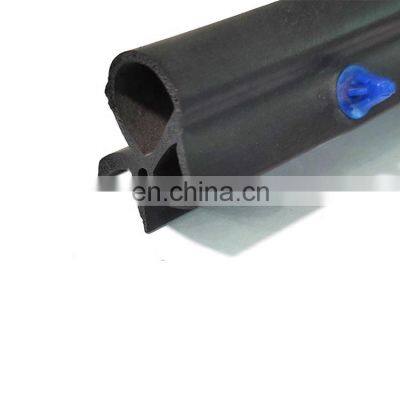 China factory sale 5m t pvc car window door telescopic slide rail rubber seals strip non combustable