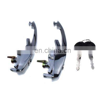 Free Shipping!DOOR HANDLE SET FRONT OUTER WITH KEYS For VOLKSWAGEN TYPE1 BUG 68-79 113837205M