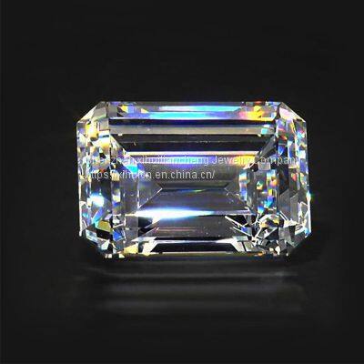 Hot Sale D color near colorless Emerald Cut VVS1 Clarity Synthetic Loose moissanite Wholesale Price Directly Factory
