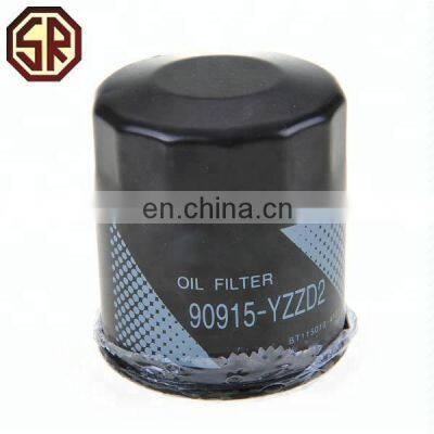 Spare part car Oil filter 90915-YZZD2 for Japanese cars