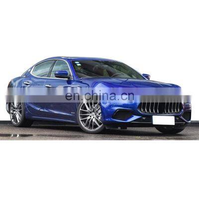 For Maserati Ghibli new GTS front bumper with chrome grille  old to new model car bumpers for Ghibli 2014-2019