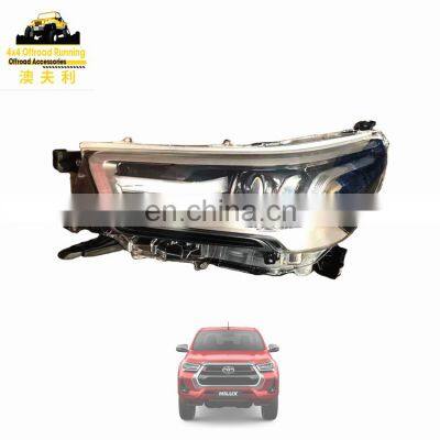 High Quality Head Light Tail Lamp Body Kits Conversion Car Bumper for Hilux Revo 2016-2019 Upgrade To HILUX REVO 2021 photo-4