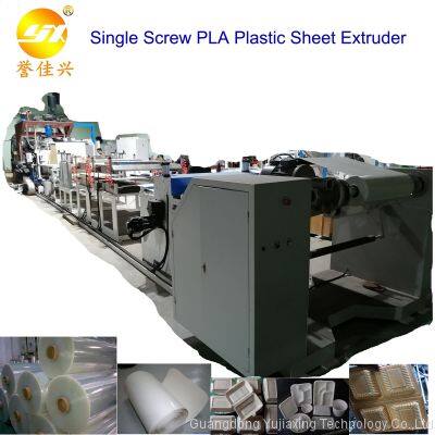 JNWS85-1000-PLA Single Screw Plastic PLA Sheet Extruding Machine Extruder Production Line