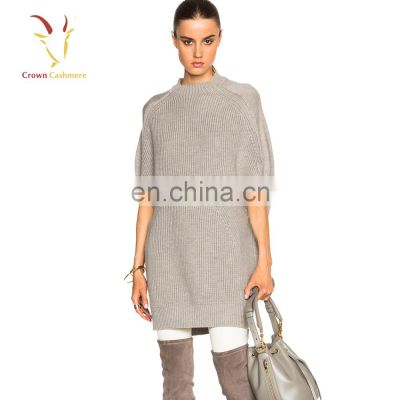 Side Slit Ladies Fashion Woolen Design Sweater