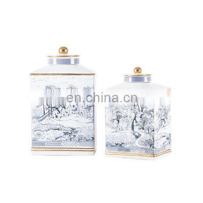 European Porcelain Horse Decoration Vase Luxury Home Accessories photo-4