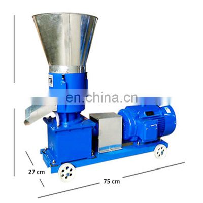 2020 hot sale mini animal feed pellet machine using for rabbit chicken pig bird fish feed pellet machine