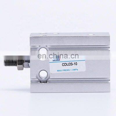 Professional Supplier CDU Series Straight Linear Motion Factory Supply Multi-port Compact Pneumatic Cylinder