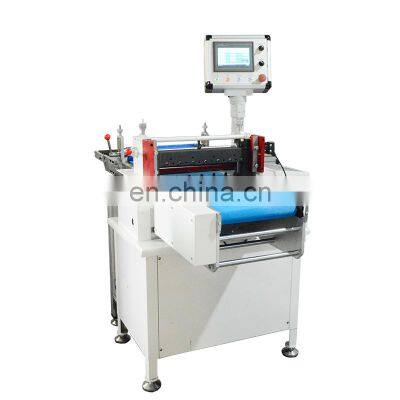Customized Automatic Adhesive Waxed Woven Filter Wool Cutting Machine photo-2