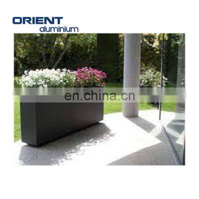 Custom Extra Large Planters Raised Aluminum Alloy Planter Box Outdoor