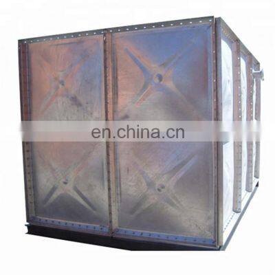 Fire Fighting Bathing Galvanized Water Tank Hot-DIP Galvanized Material Water Tank