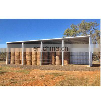 China Prefabricated Steel Structure Farming Industrial Storage Hay Sheds