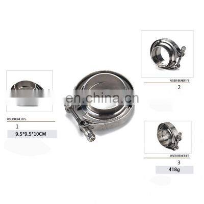 Universal 2.5Inch Steel JDM Exhaust V-band Clamp V-band