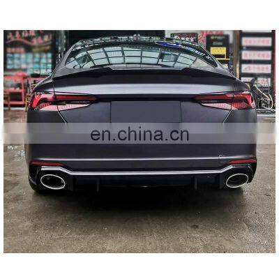 A5 or Sline 5 Rear Bumper With Diffuser for Audi A5 S5 RS5 Rear Bumper With Diffuser 2016 2017 2018 2019 photo-3
