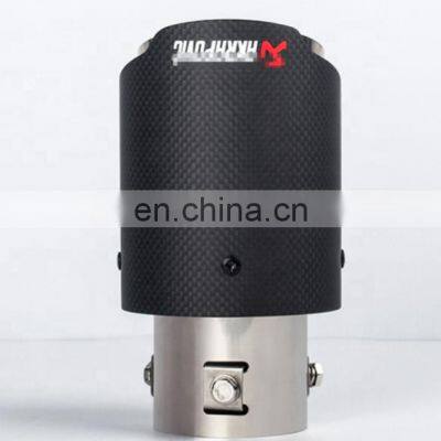 Car Exhaust Carbon Fiber Tail Throat Rear Diffuser With Tips For Audi A3 S3 A4 S4 A5 S5 A6 S6 A7 S7 A8 S8 photo-4