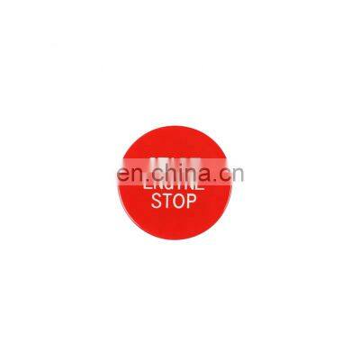 The bright red start stop button for BMW g20 3 series g05 x5 g06 x6 g07 x7