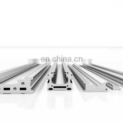 Factory design aluminium extrusion profile all size of aluminium u channel tube industrial edge aluminum frame